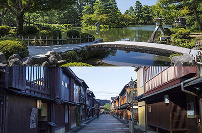 金沢旅行賞 1組 ペアで行く、2泊3日の金沢旅行